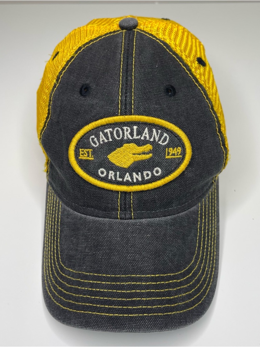 Gatorland Orlando Florida Hat / Cap Snapback Mesh Trucker Hat Legacy Souvenir